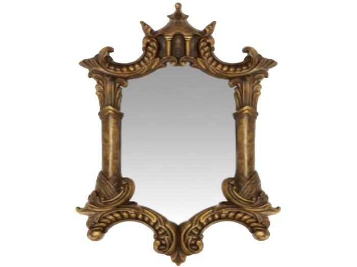Decorative Wood Mirror Texture