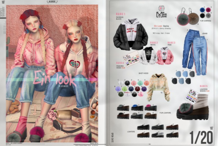 M.BIRDIE / Ein look.Full Commons - ( No Jeans3)