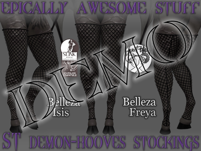 ~EAS~ ST demon-hooves stockings  <DEMO>