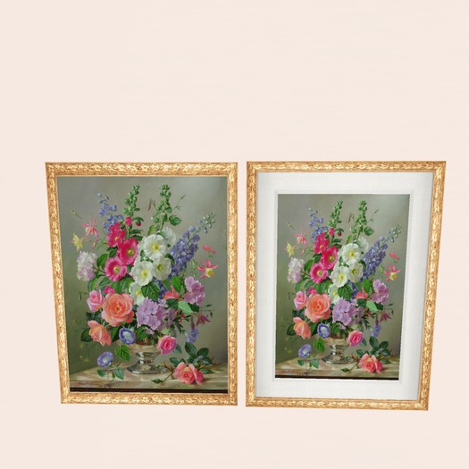 Albert Williams Print #14(Gold) New Frame