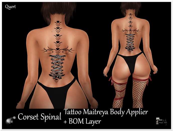 QUERT - Corset Spinal Maitreya Body Applier + BOM Layer