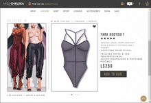 .miss chelsea. Yara Bodysuit Navy