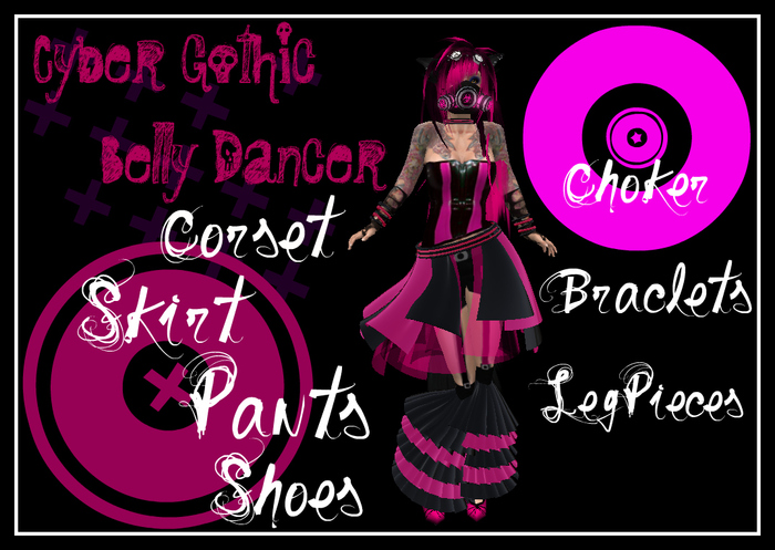 Cyber Gothic Belly Dancer