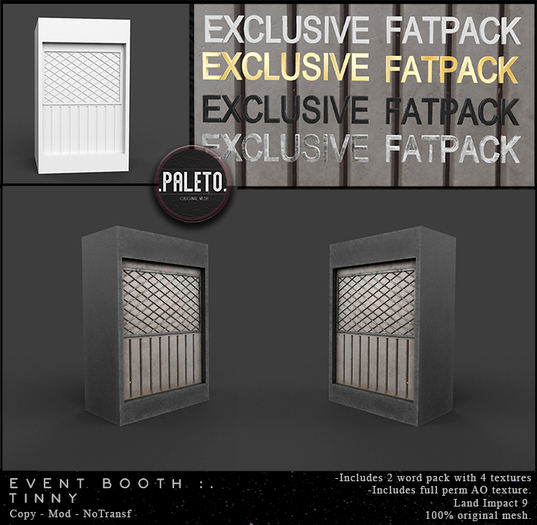 .PALETO. Event Booth :. Tinny