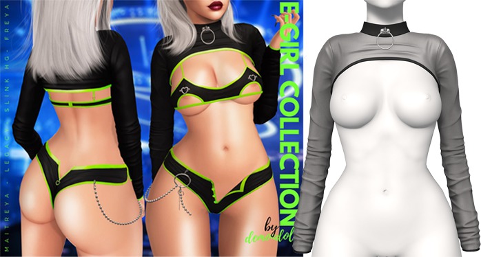 Demon Doll - E-Girl Shrug Top Grey