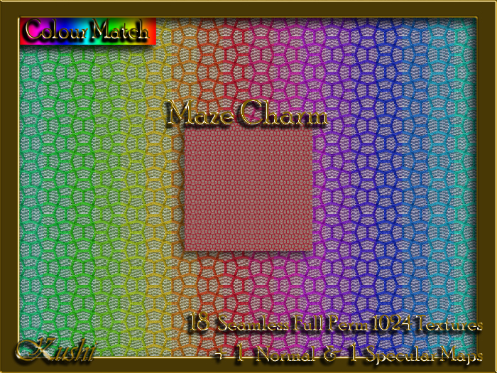 Maze Charm Textures