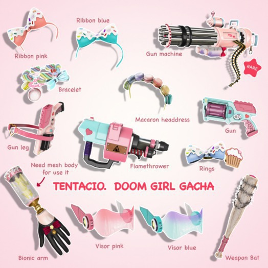 *Tentacio* Doom girl gacha. Rings