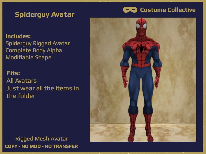 Spiderguy Avatar by Costume Collective