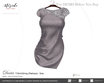 ~Nerido~ Daria T-Shirt-Grey