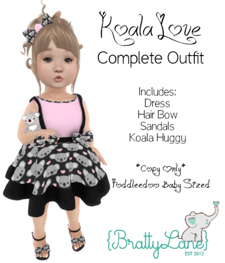 {BL}Koala Love Complete Outfit(Boxed)
