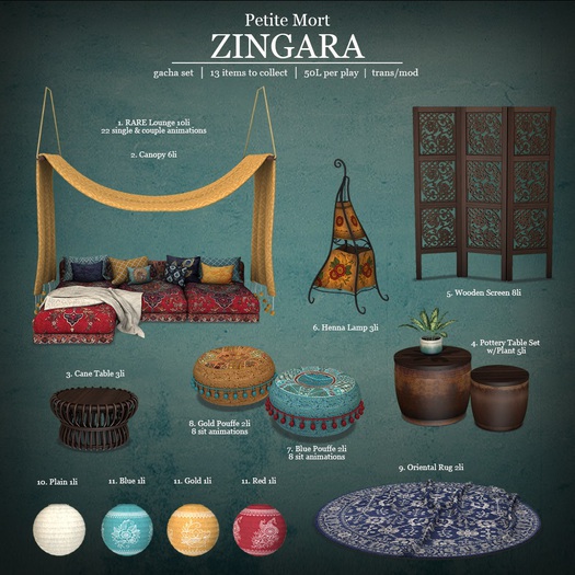 Petite Mort- Zingara Pottery Table Set