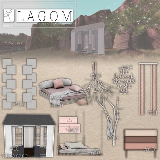 LAGOM - RoseGold [Bed ADULT] #09 RARE