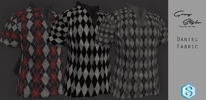 Grey Style shirt Daniel Fabric