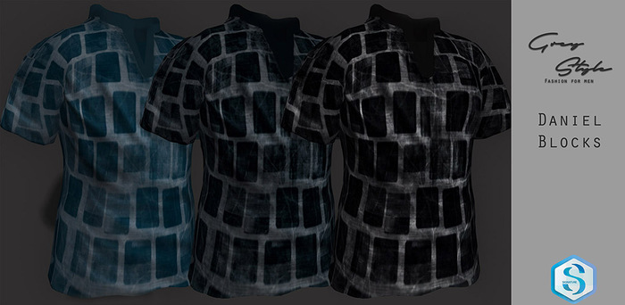 Grey Style shirt Daniel Blocks