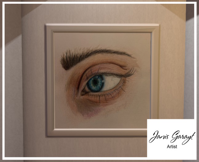 Watercoor Side Eye Art By Janis Garayt Boxed