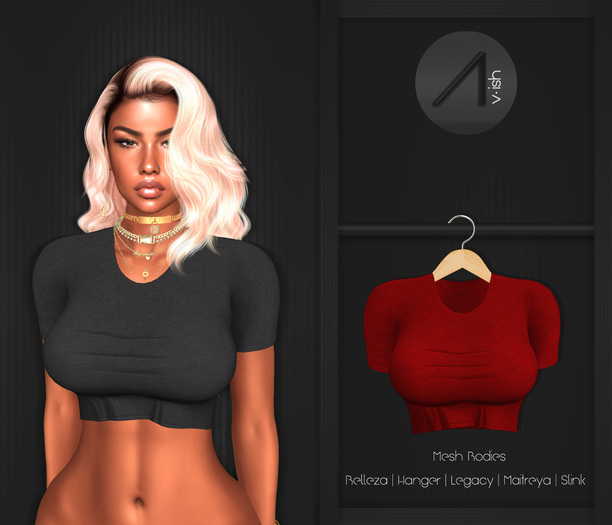 /\- Wait Up Crop Top Red