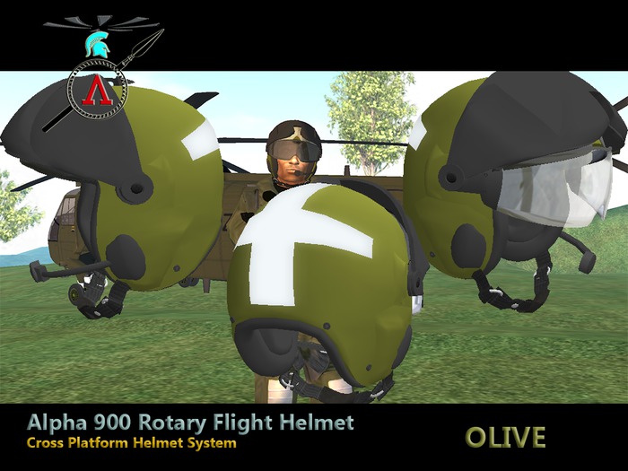 OLIVE - A900 HELMET  (BOX)