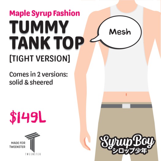[SB][MSF] Tummy Tank Top