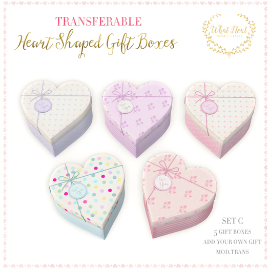 {what next} Heart Shaped Gift Boxes Set C 