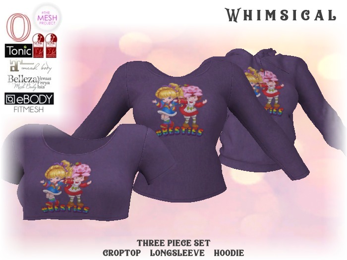 [Whimsical] Girl's Mesh Tops - My Bestie