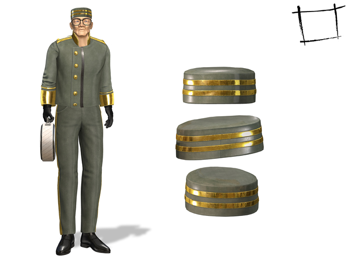 WC1574 Bellboy Uniform Hat