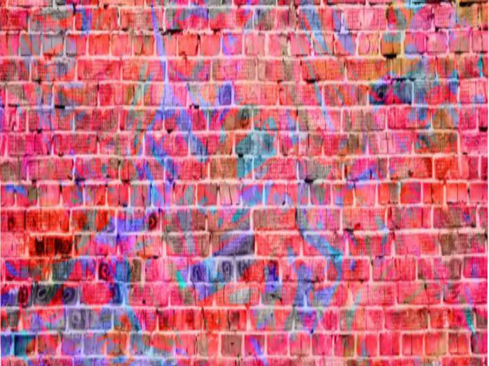 Colored Bricks Abstract Texture