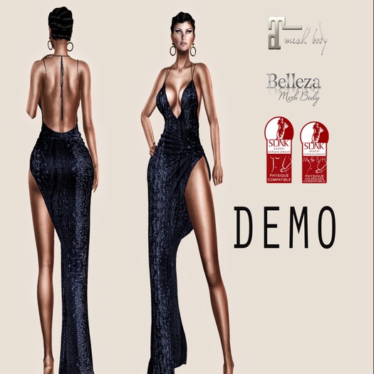 Gown Wrap Blue DEMO
