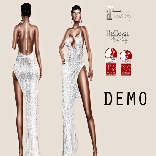Gown Wrap Silver DEMO