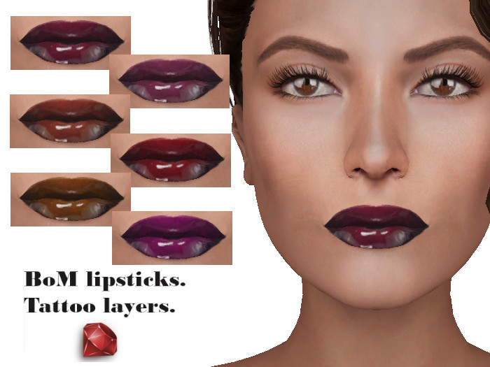 ~Ruby~ BOM Lipsticks set 2 - CATWA