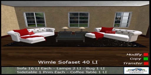 !AH! Wimle Sofa Set