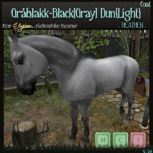 [. HEATHEN .] Elysian Rideable Skin -Grablakk Light {REZ}