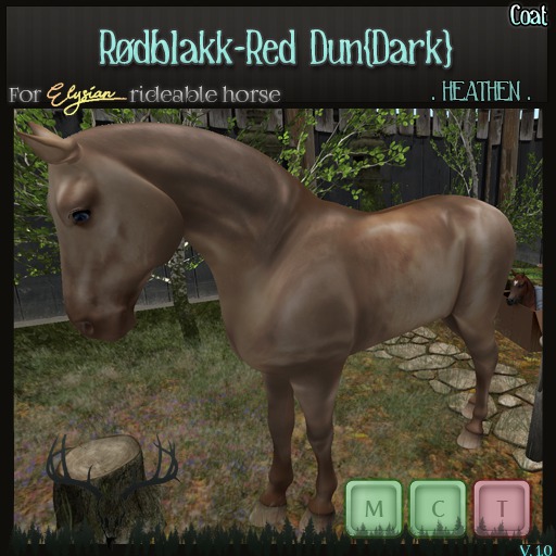 [. HEATHEN .] Elysian Rideable Skin -Rodblakk Dark-{REZ}