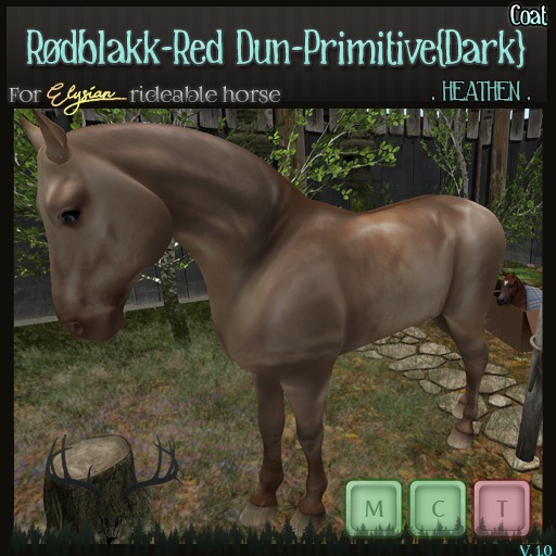 [. HEATHEN .] Elysian Rideable Skin -Rodblakk Dark Primi.-{REZ}