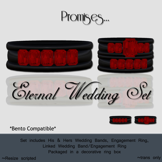 Eternal Wedding Set-Gothic