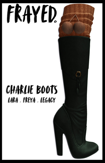 Frayed - Charlie Boots - Green
