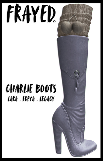 Frayed - Charlie Boots - Lilac