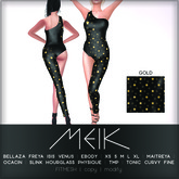 // MEIK \\ "STARS" Catsuit GOLD {BOX - Touch Me} Add / Rez
