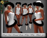 Birgit Mai's Sensual Santa Girl White & Black Fur (BOXED)