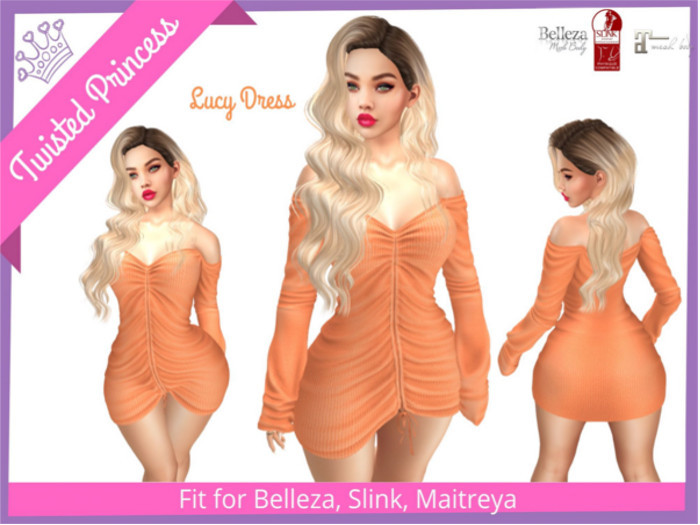 TP- Lucy Orange Dress