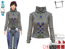 Dae Obj FBX For Women's Futuristic Top Slink, Maitreya, Ocacin Voluptuous, Belleza, Tonic
