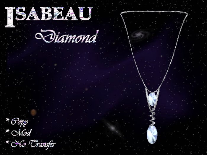 "Isabeau" Diamond Pendant