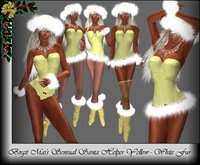 Birgit Mai's Sensual Santa Girl Yellow & White Fur   (BOXED)