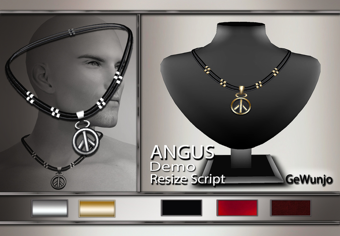 GeWunjo : ANGUS male necklace DEMO