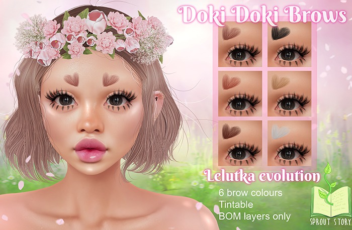 Sprout Story - Doki Doki brows (Lelutka Evolution)