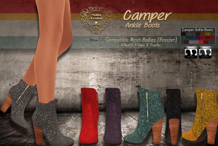 Nala Design -  Camper Ankle Suede  [Resize]