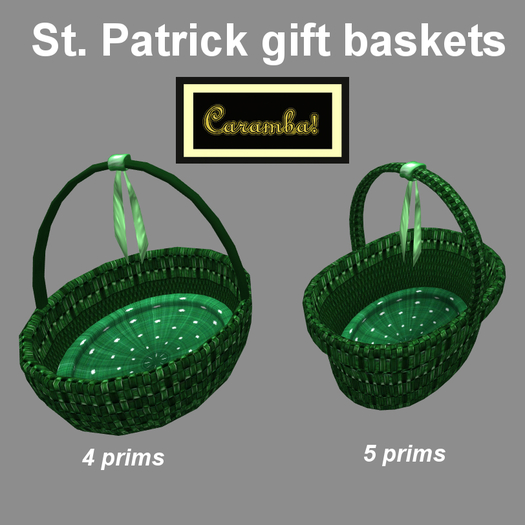 St. Patrick gift baskets set   