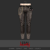 Legal Insanity - Wrynn denims discolored black