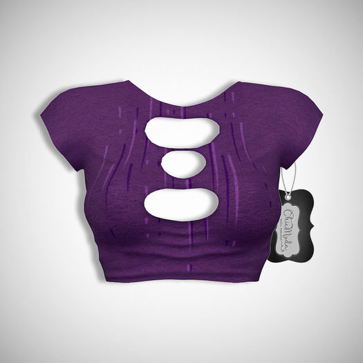 ChicModa // Tay Top // PURPLE