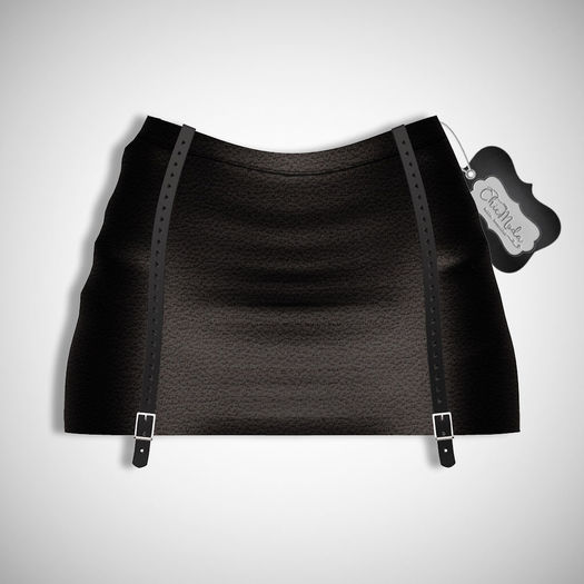 ChicModa // Sparkie Skirt // BLACK