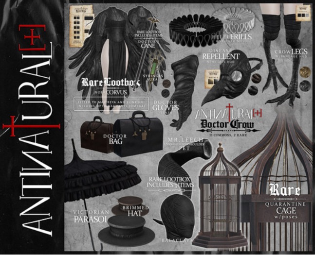 ANTINATURAL[+] Doctor Crow / Doctor Hat / BROWN
